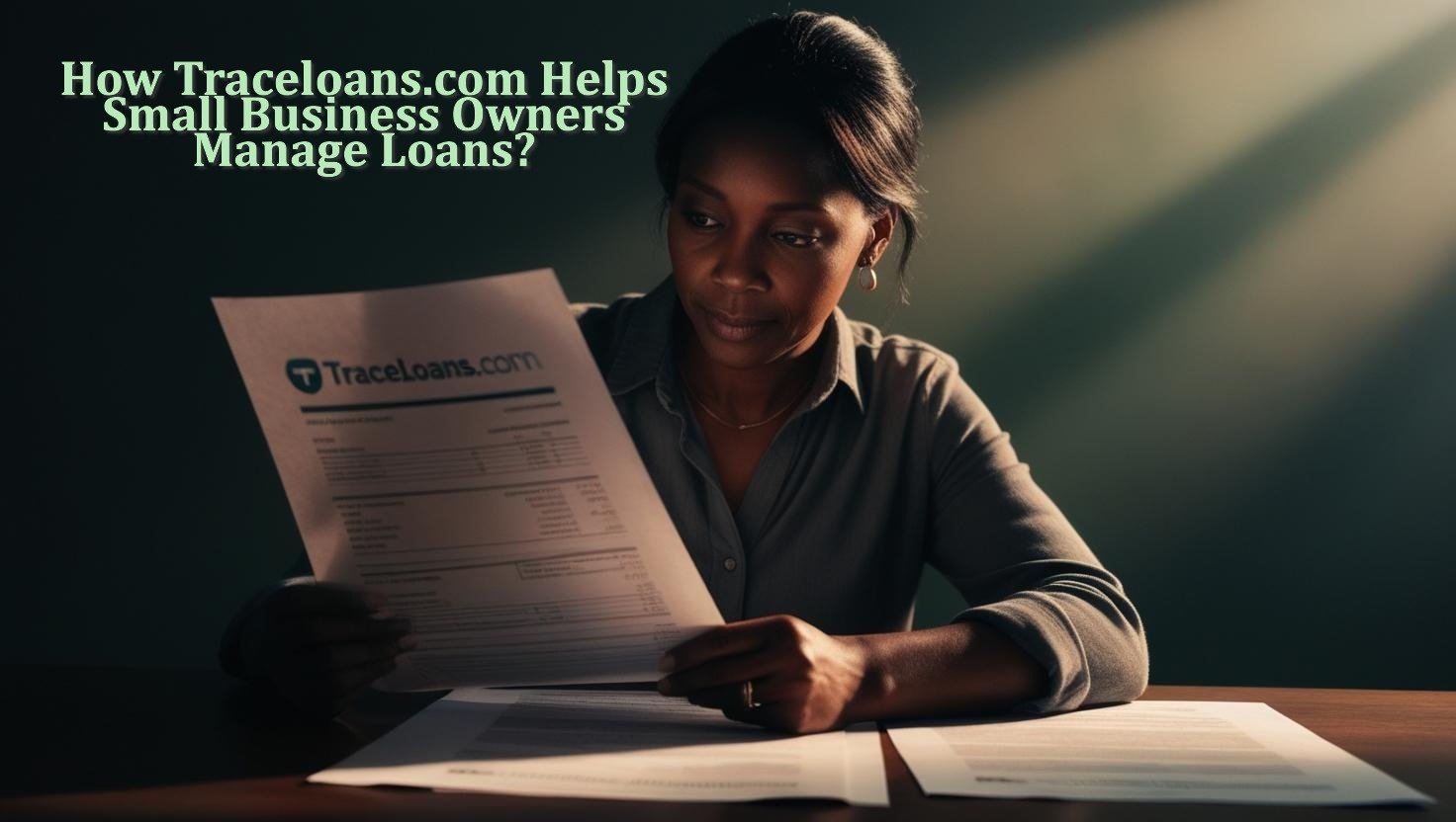 How Traceloans.com Helps Small Business Owners Manage Loans?